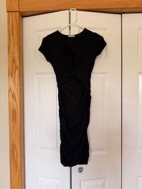 Little black bodycon stretch mini dress